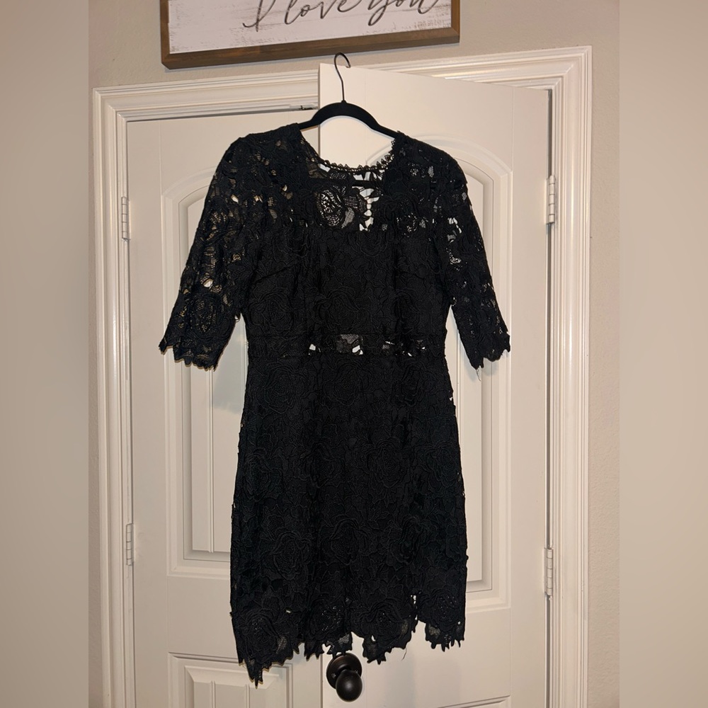 Black Lace Dress
